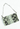 Gucci x Tom Ford handbag in snake motif beads with silver-tone chain strap and a flap closure, 2000 - angled view