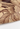 Gucci x Tom Ford handbag in beige leather and brown floral tattoo print with bamboo top handles, 2003 - pattern/print detail