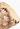 Gucci x Tom Ford handbag in beige leather and brown floral tattoo print with bamboo top handles, 2003 - stitching detail