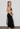 Jean Paul Gaultier Soleil ruffle skirt in black mesh, 1995 - side view