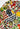 Gucci x Tom Ford vintage shirt in fruit print silk, 1996 - material/texture close-up