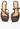 Louis Vuitton Damier mules in checkerboard pony hair leather - front view