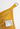 Miu Miu cropped bandana top in mustard-hued leather, 2024 - label close-up
