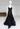 Oscar de la Renta ruffle gown in rich black taffeta - worn/try-on view