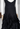 Oscar de la Renta ruffle gown in rich black taffeta - material/texture close-up
