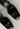 Prada vintage slingback platform heels in black leather, FW 2003 - material/texture close-up