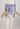 Paco Rabanne mini skirt in shifting silver to soft lilac interlinked metallic discs - worn/try-on view
