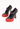 Prada Mary Jane dipped heels in two-toned  red dipped-effect rubber uppers and black leather, 2012 - angled view