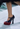 Prada Mary Jane dipped heels in two-toned  red dipped-effect rubber uppers and black leather, 2012 - worn/try-on view