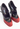 Prada Mary Jane dipped heels in two-toned  red dipped-effect rubber uppers and black leather, 2012 - angled view