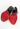 Prada Mary Jane dipped heels in two-toned  red dipped-effect rubber uppers and black leather, 2012 - back view