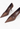 Prada pumps in tobacco hue satin - angled view