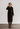 Prada vintage coat in brown suede - worn/try-on view