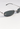 Prada vintage rimless sunglasses in dark bottle green oval lenses with with sculptural silver-tone arms with "CC" hardware - material/texture close-up