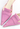 Prada vintage fringe kitten heels in Pink with  with tonal “PRADA” embroidery - material/texture close-up