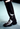 Prada vintage split sole boots in black leather, 1999 - worn/try-on view