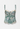 Roberto Cavalli underwear bustier in green with gold rope lace up, 2001 - front view