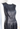 Ralph Lauren purple label pleated gown in black leather, 2013 - top view