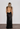 Roberto Cavalli maxi gown in black silk embellished with black sequins, 2007 - back view