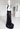 Roberto Cavalli maxi gown in black silk embellished with black sequins, 2007 - back view