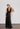 Roberto Cavalli maxi gown in black silk embellished with black sequins, 2007 - worn/try-on view