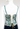 Roberto Cavalli underwear bustier in green with gold rope lace up, 2001 - back view