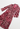 Roberto Cavalli vintage "Sex and The City" dress in giraffe-inspired print in deep burgundy and ivory tones silk - angled n view