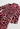 Roberto Cavalli vintage "Sex and The City" dress in giraffe-inspired print in deep burgundy and ivory tones silk - pattern/print detail