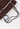 Salvatore Ferragamo mini shoulder bag in brown satin with crystal chain - hardware close-up