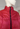 Chanel sport vintage puffer coat in berry-toned silk - hardware close-up