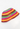Valentino crochet bucket hat in rainbow palette raffia - worn/try-on view