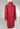 Chanel sport vintage puffer coat in berry-toned silk - back view