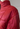 Chanel sport vintage puffer coat in berry-toned silk - material/texture close-up