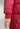 Chanel sport vintage puffer coat in berry-toned silk - material/texture close-up