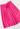 Valentino knee shorts in neon pink  wool-blend crepe - angled view