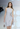 Valentino midi dress in soft pastel blue hue silk, 2004 - worn/try-on view