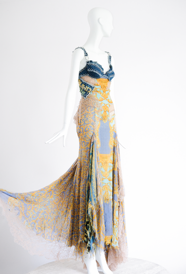 Versace RARE S/S 2005 Chaos Couture Gown