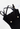 Versace dress in black wool with adjustable gold-tone buckle strap  - top view