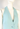 Versace x Dua Lipa mini halter dress in fresh pastel blue crepe - top view